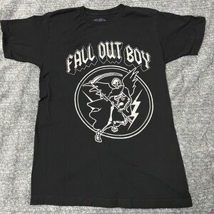 Fall Out Boy Black Graphic Tee - Men's Short Sleeve